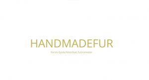 Handmadefur logo háttér